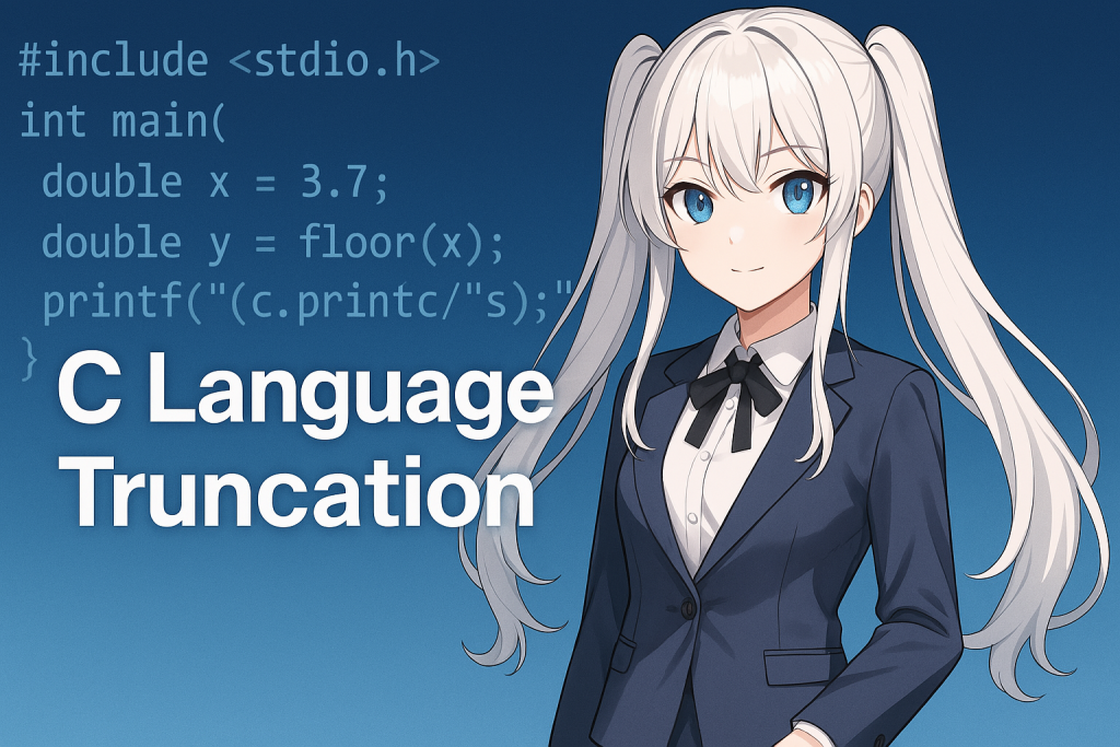 C言語の切り捨て完全ガイド｜キャスト・floor関数・整数除算の